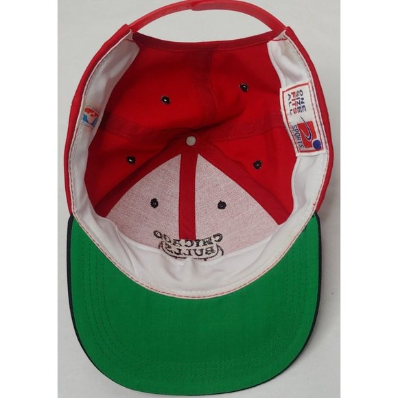 Vintage Chicago Bulls Sports Specialties Cap Youth NBA Red Black Embroidered - Picture 11 of 12